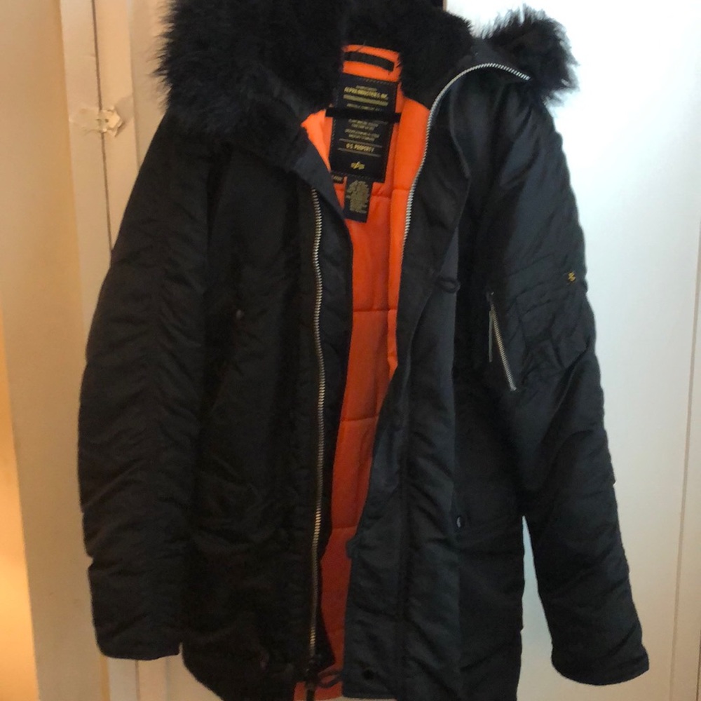 Alpha Industries N-B3 black parka
